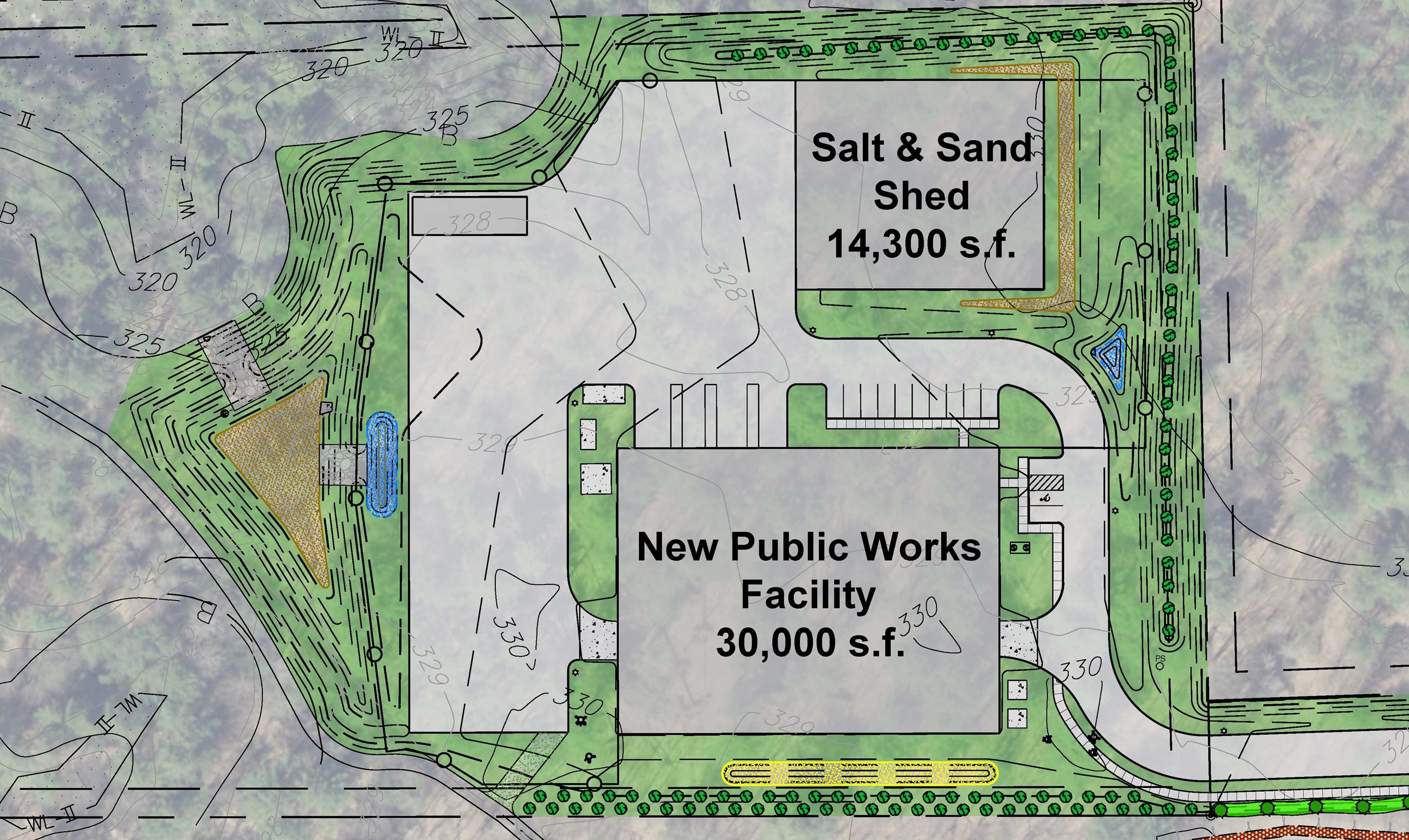 Milton Public Works Facility Siteplan