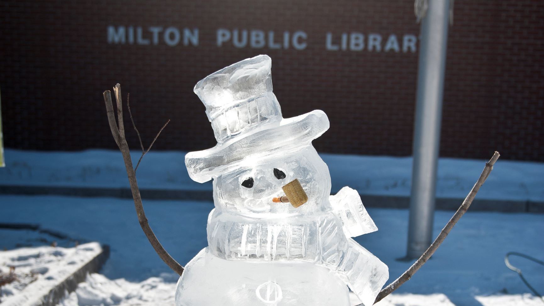 Winter Festival Ice Sculpture
